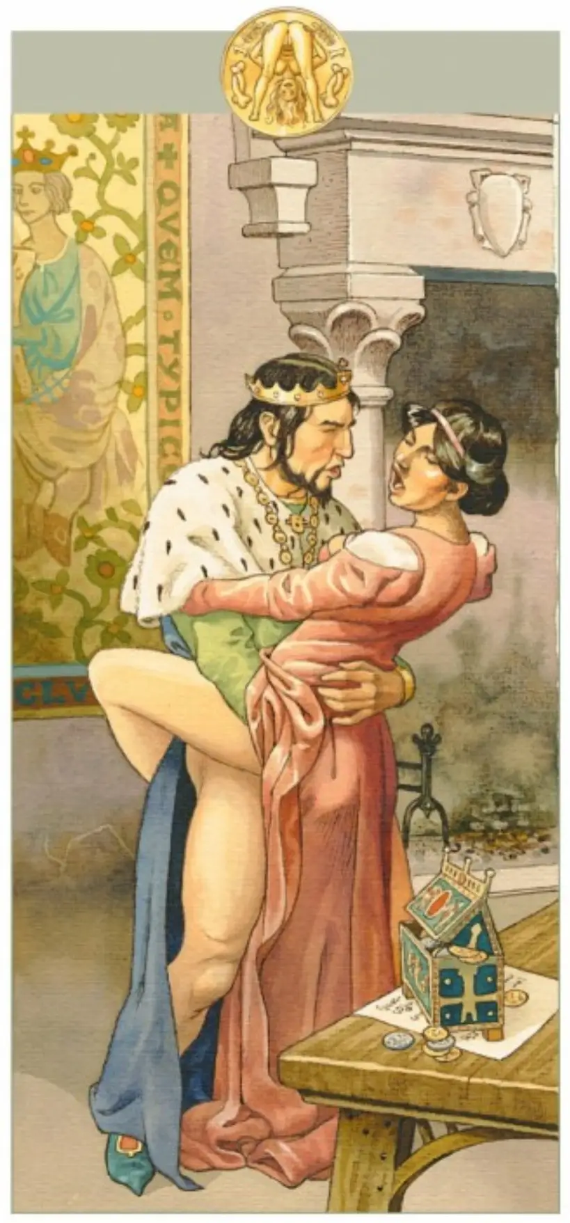 King of Pentacles - Decameron Tarot